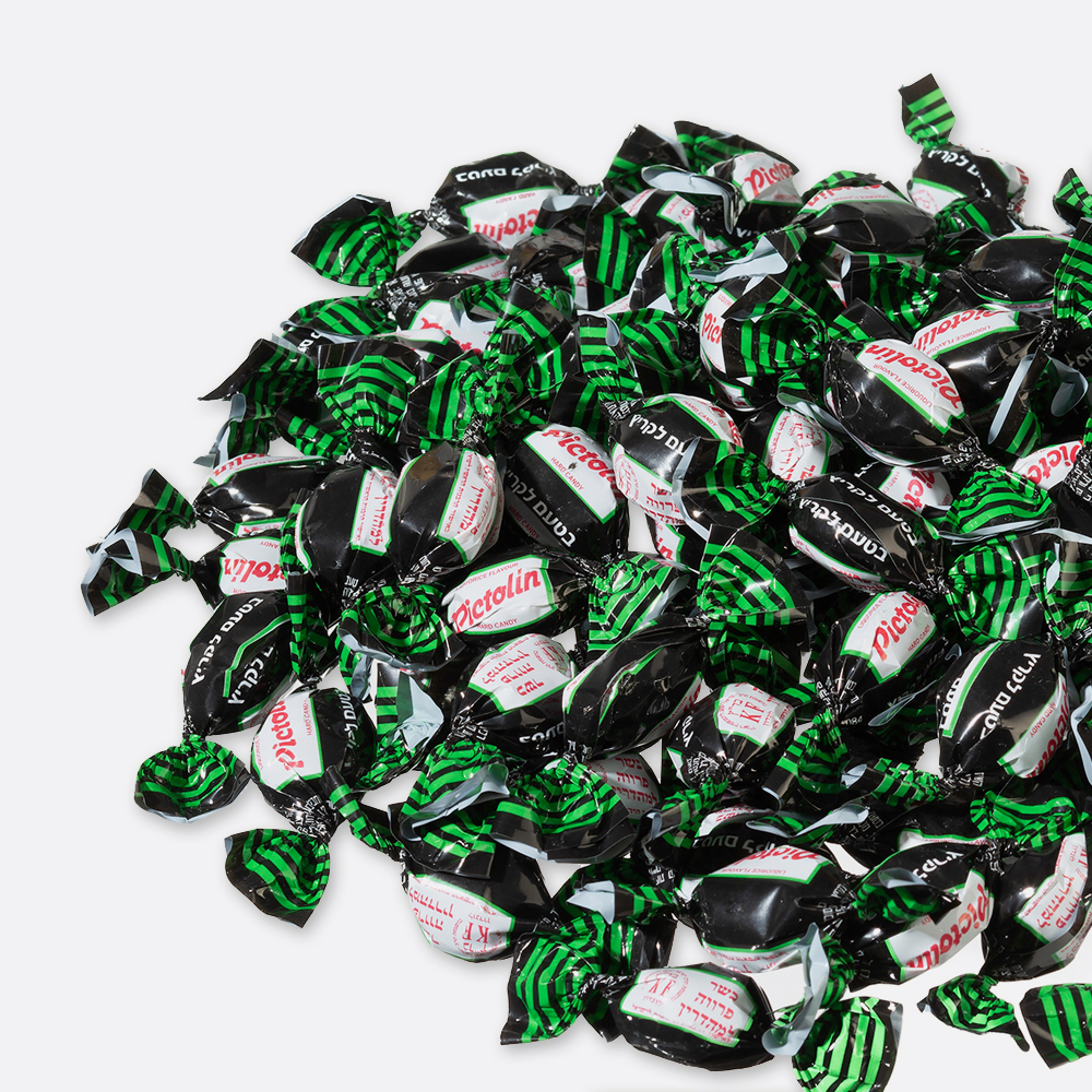 Pictolin black licorice hard candy – NutsFactoryNYC